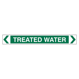 Pipe Marker - Treated Water