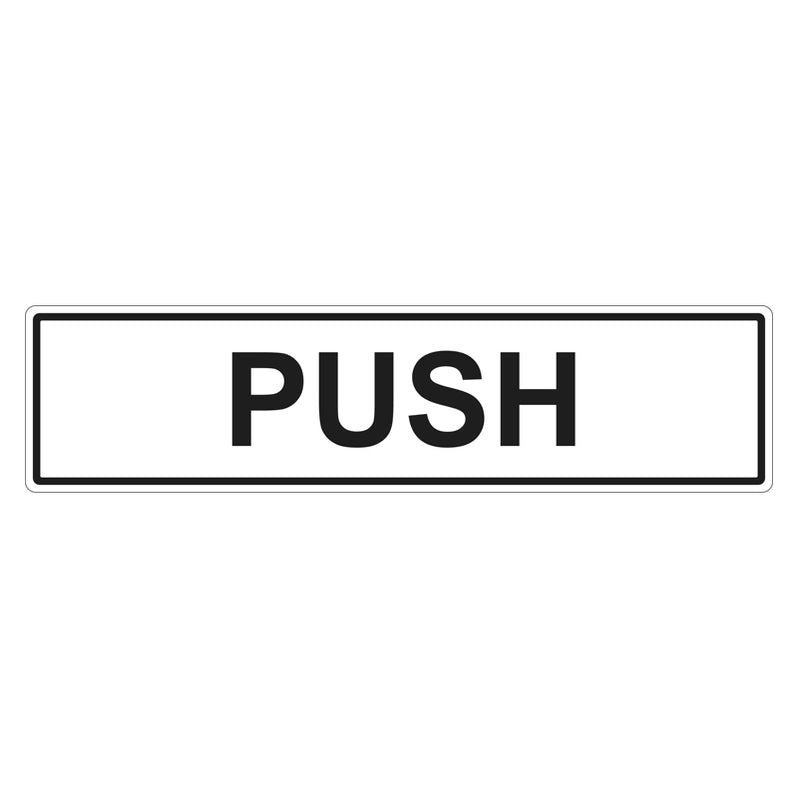 Push Sign — Safetysigns.com.au
