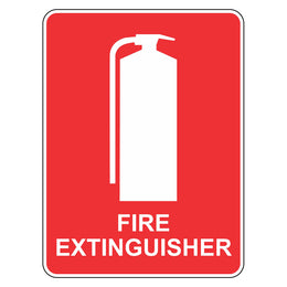 Fire Extinguisher Sign - 450x600mm corflute