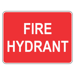 Fire Hydrant Sign - 300x450mm metal