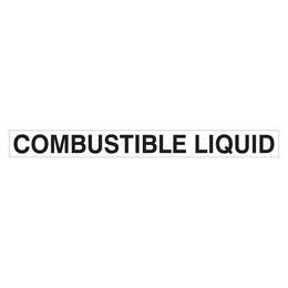 Hazchem Sign - Combustible Liquid - 1500x150mm metal