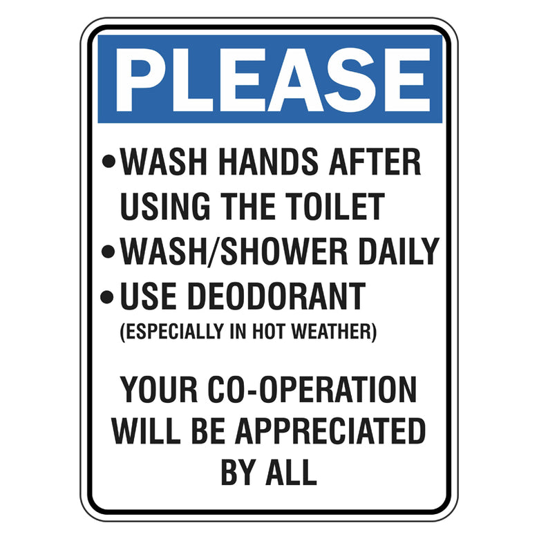Wash Hands Signs in Australia | Safetysigns.com.au