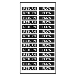 Pipe Marker - Return Flow