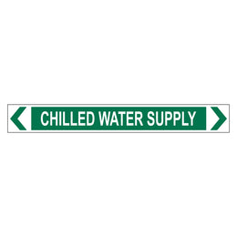 Pipe Marker - Chilled Water Supply