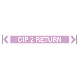Pipe Marker - CIP 2 Return