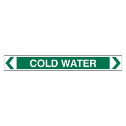 Pipe Marker - Cold Water