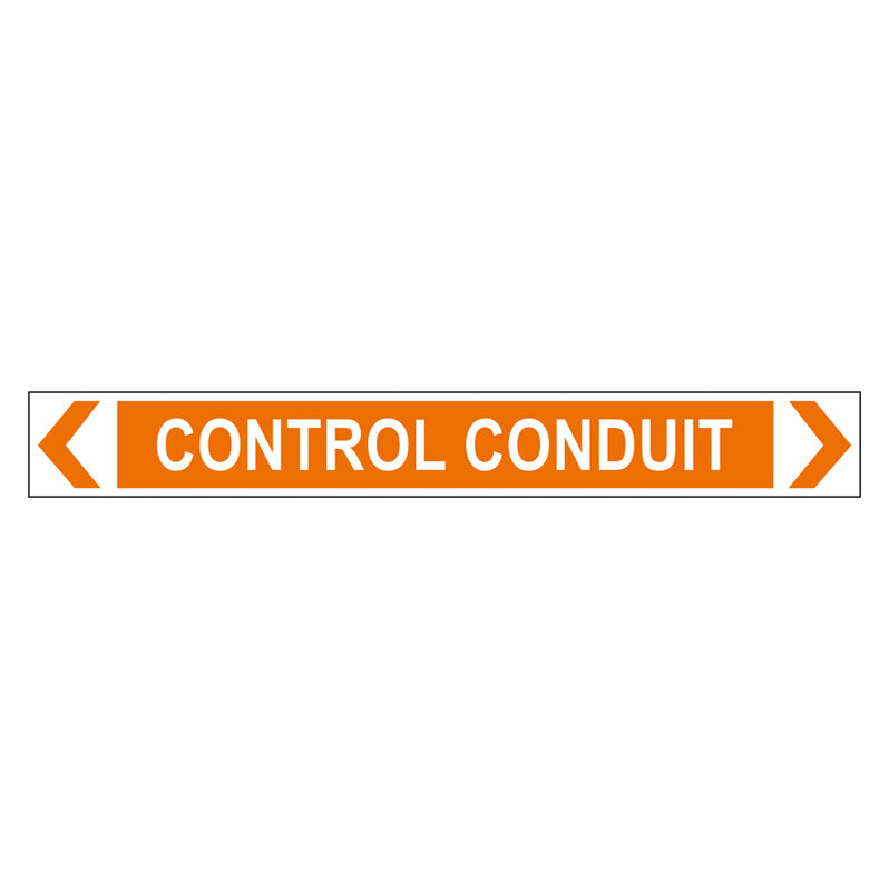 Sign Conduits Pipe Marker - Control Conduit — Safetysigns.com.au