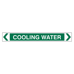 Pipe Marker - Cooling Water