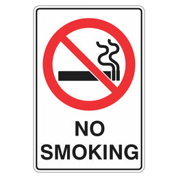 Prohibition Sign - No Smoking - 450x600mm corflute