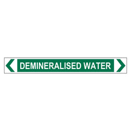 Pipe Marker - Demineralised Water