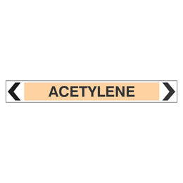 Pipe Marker - Acetylene