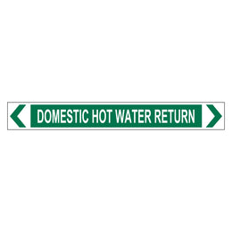 Pipe Marker - Domestic Hot Water Return