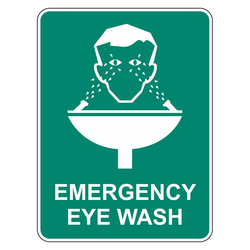 Emergency Sign - Emergency Eye Wash — Safetysigns.com.au