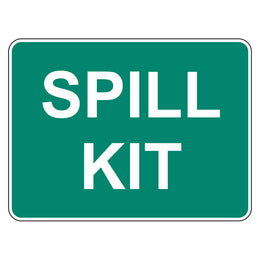 Emergency Sign - Spill Kit - 450x600mm metal