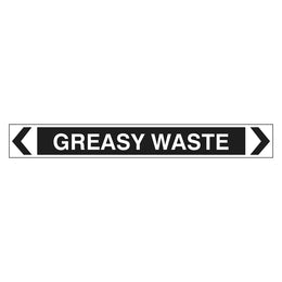 Pipe Marker - Greasy Waste