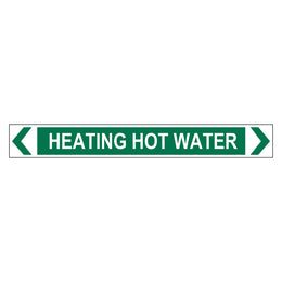 Pipe Marker - Heating Hot Water