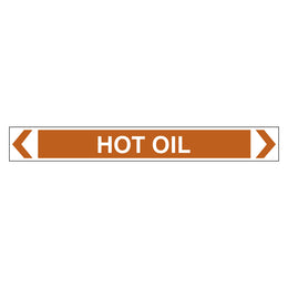 Pipe Marker - Hot Oil