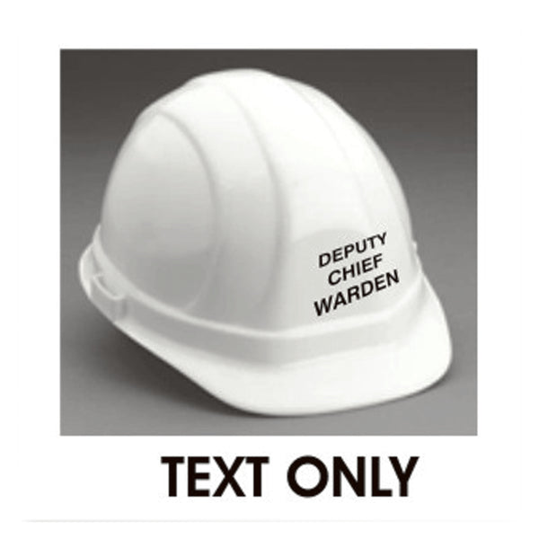 Hard Hat Label - Visitor – Safetysigns.com.au