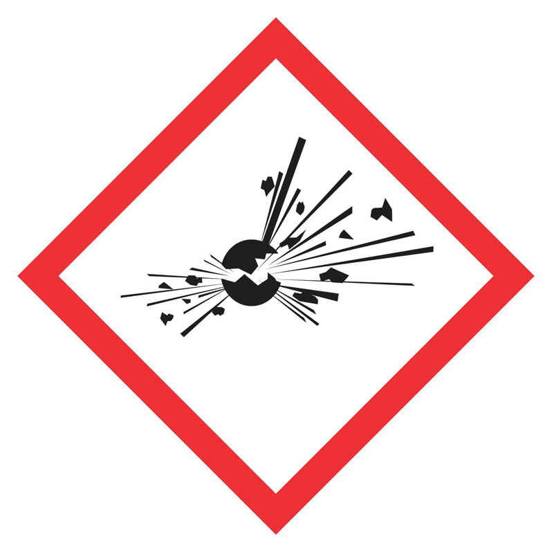 Hazchem GHS Sign - Explosive — Safetysigns.com.au