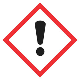 Hazchem GHS Sign - Health Hazards - 100x100mm self-adhesive vinyl