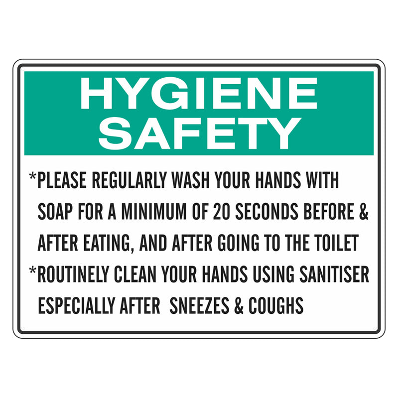 Housekeeping, Hygiene & Food Preparation | Safetysigns.com.au