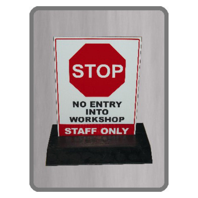 Sign Base - Holds Signs Up To 530mm Wide — Safetysigns.com.au