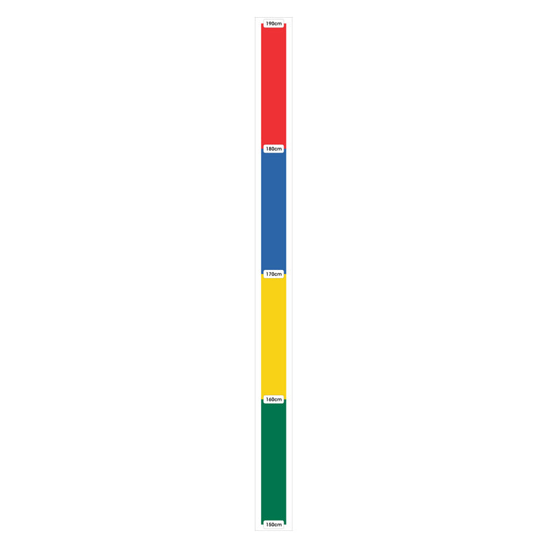 Security Height Indicator Strip - Colour 30x410mm Polypropylene ...