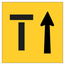 Multi Message Frame Sign - Left Lane Closed - 600x600mm corflute