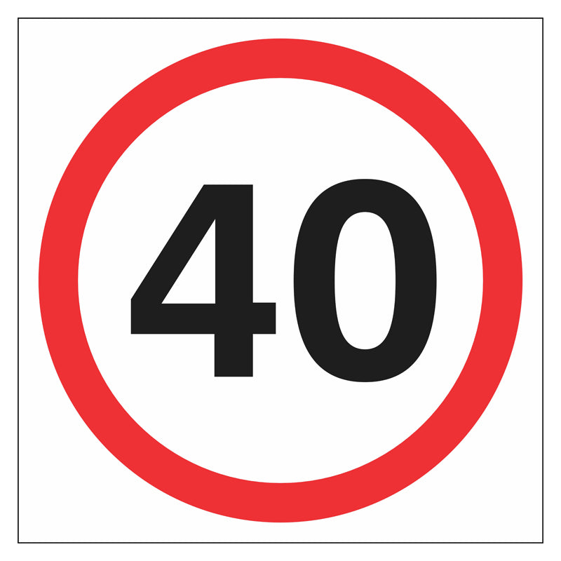 Multi Message Frame Sign - 40 KM — Safetysigns.com.au