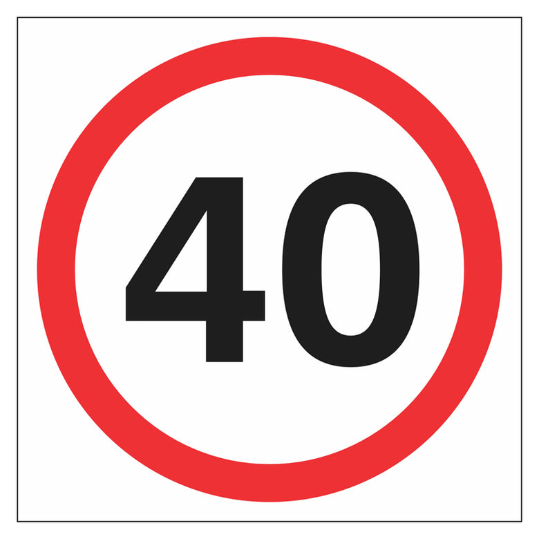 Temporary 40 Sign Road Work Signs - Multi Message — Safetysigns.com.au