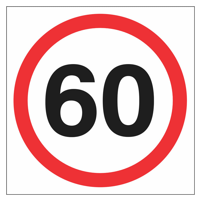 Multi Message Frame Sign - 60 KM — Safetysigns.com.au