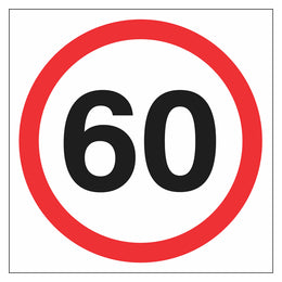 Multi Message Frame Sign - 60 KM - 600x600mm corflute