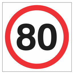 Multi Message Frame Sign - 80 KM - 600x600mm corflute