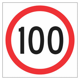 Multi Message Frame Sign - 100 KM - 600x600mm corflute