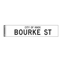 Traffic Sign - Street Blade - 150x1000mm Class 2 reflective aluminium