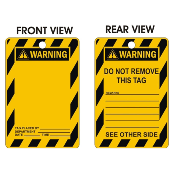 Warning Tags - Blank