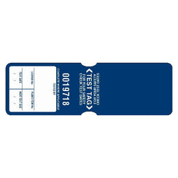 Heavy Duty Test Tags - Blue - 100x35mm Pack of 100